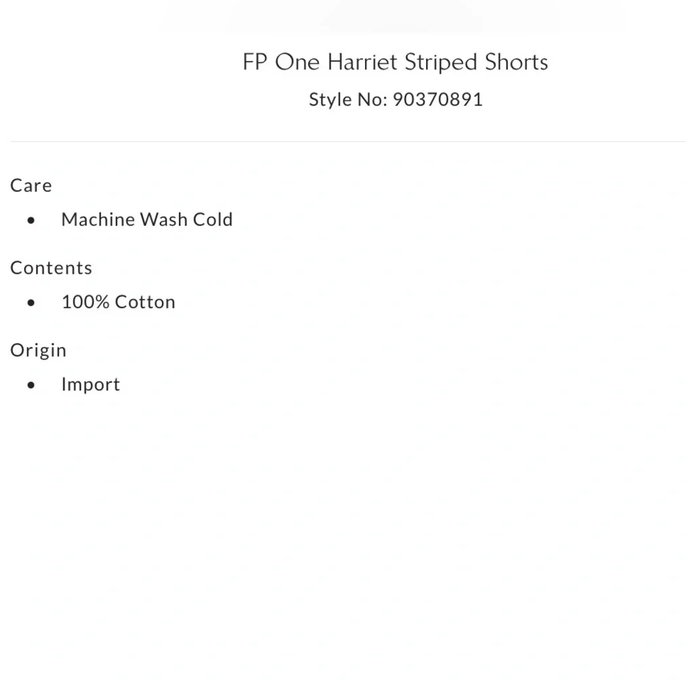 NWOT Free People Harriet Striped Shorts XS Brown Cream Combo New $78 FP One
